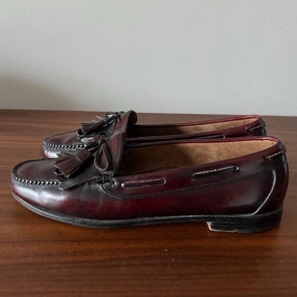 Cole Haan Women's Burgundy Loafers - Picture 3 of 7